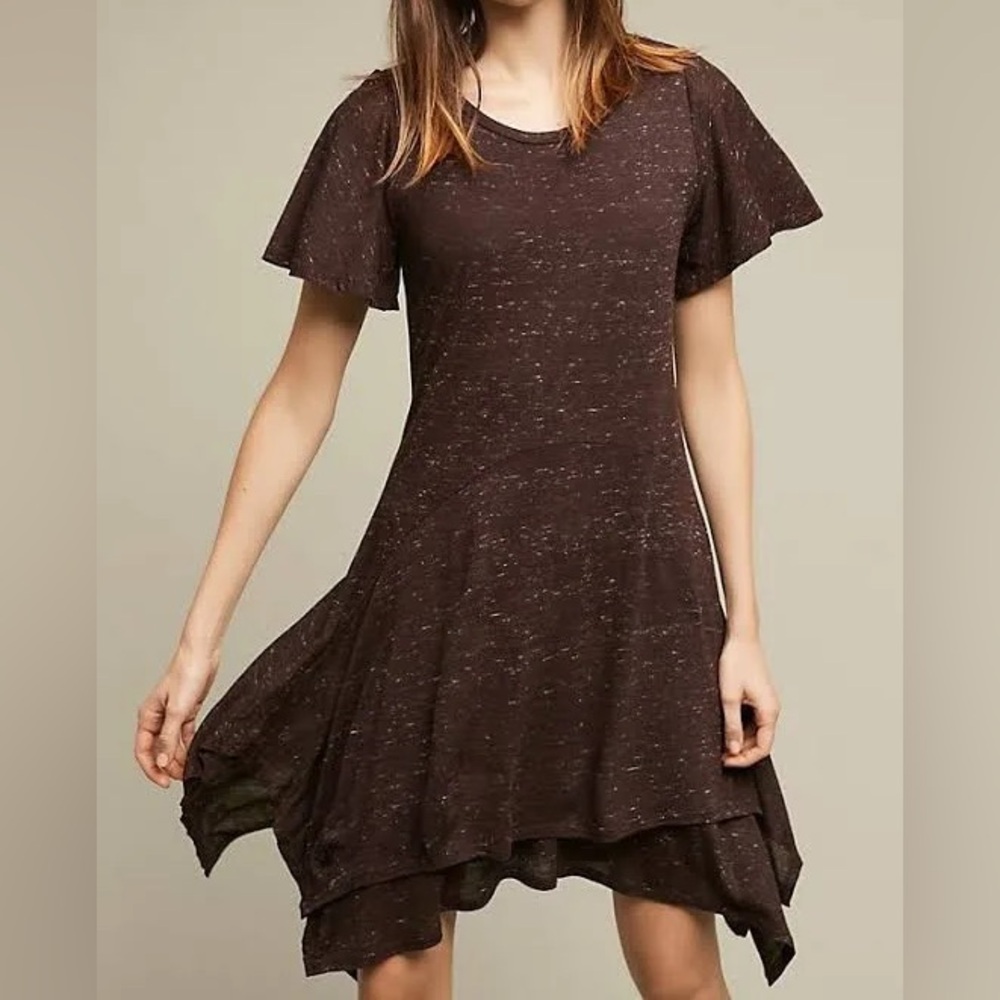 Anthropologie // Dolan Left Coast Melanie Knit Asymmetrical Dress